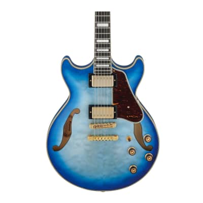 Ibanez AM Artcore Expressionist 6-String Electric Guitar (Jet Blue Burst) image 3