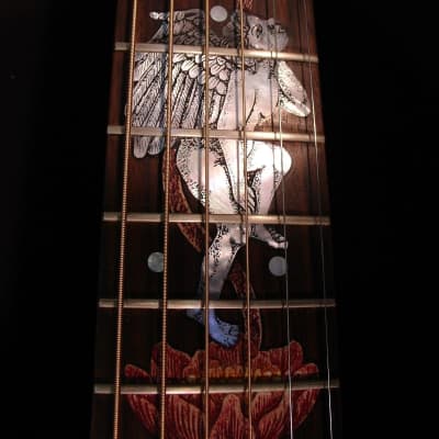 Blueberry  Handmade Acoustic Dreadnought Guitar Sagittarius (Archer Zodiac) image 5