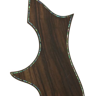 Bruce Wei, Guitar Part Rosewood Pickguard - Gibson Dove , Abalone Inlay (745) for sale