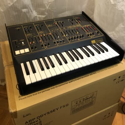 ARP Odyssey FSQ Rev2 with SQ-1 Limited Edition Sequencer Bundle 2018 - Present - Black/Gold