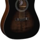Dean Guitars 6 String St Augustine Dreadnaught Solid Top Acoustic Guitar, Right, Satin Vintage Black Burst (SA DREAD VB)