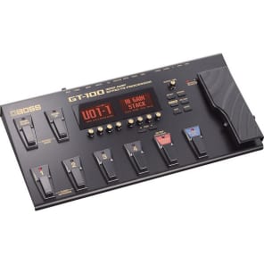 ジャンク　BOSS GT-100 エフェクトプロセッサー BOSS GT-100 Multi-Effects Guitar Effect Pedal W/AC Adapter