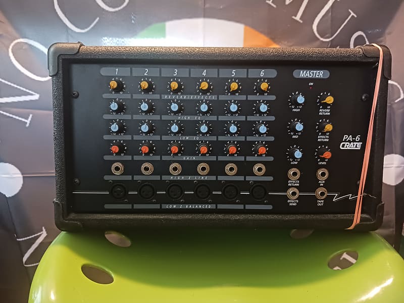 Crate PA6 80'sish Black Reverb