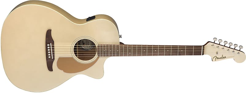 Fender Newporter Player Solid Spruce Top and Walnut Fretboard in Champagne image 1