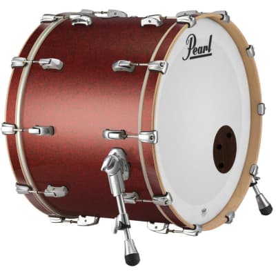Pearl Music City Custom 26"x16" Reference Series Bass Drum w/BB3 Mount BURNT ORANGE ABALONE RF2616BB/C419 image 6