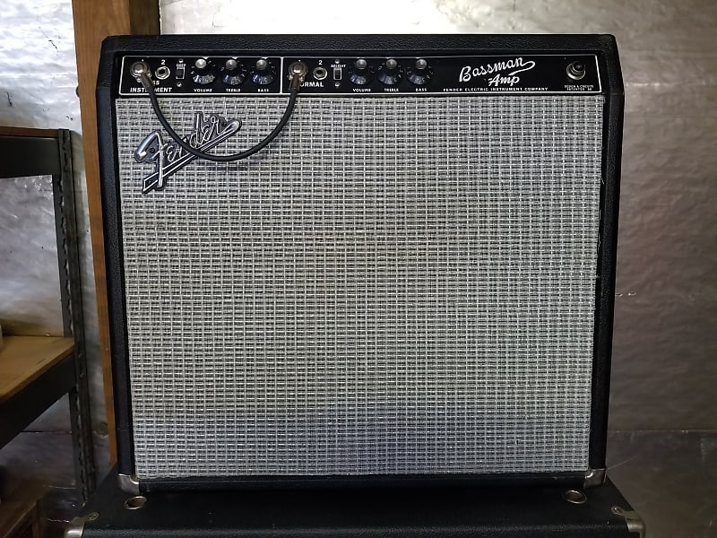 Fender Silverface/Blackface Bassman Custom 50 Watt Combo 1968 Reverb
