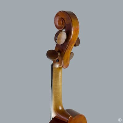 W & A. Jacot Cornerless Violin - 3/4 - Made in Neuchatel, Switzerland 1956 - w/ Case & Bow image 10