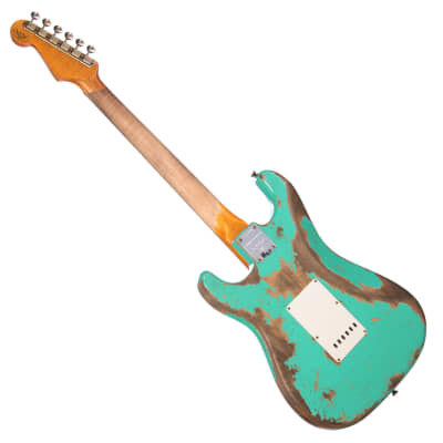 Fender Custom Shop LTD Dual Mag II 1960 Stratocaster Super Heavy Relic - Aged Seafoam Green - Limited Edition Electric Guitar - NEW! image 8