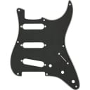 Fender 4-Ply 8-Hole Pickguard for '50s Vintage-Style S/S/S Stratocaster Guitar, Black