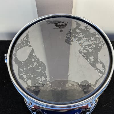 1990s Premier England 9 x 10" Sapphire Blue Lacquer Finish Tom - Looks And Sounds Great! image 5