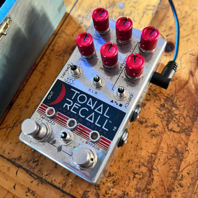 Chase Bliss Audio Tonal Recall V2 Red Knob Mod Analog Delay inc Wooden Box for sale