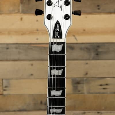 ESP LTD James Hetfield Iron Cross Electric Guitar Snow White w/ Case image 6