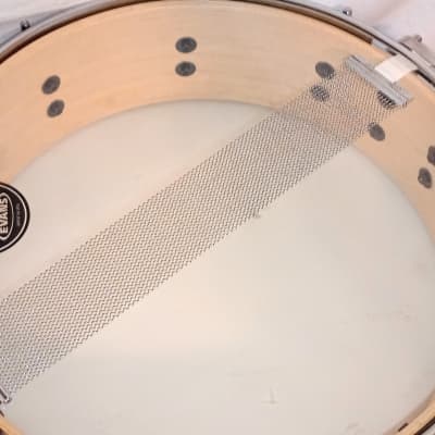 TAMA UTILITY SNARE DRUM-NATURAL LACQUER 10 LUGS FRE SHIP CUSA! image 10