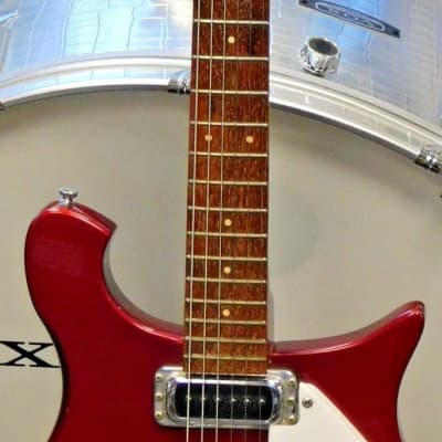 Vintage 1987 Rickenbacker 610 Electric Guitar! Teardrop Case! Ruby Red Finish!!! image 4