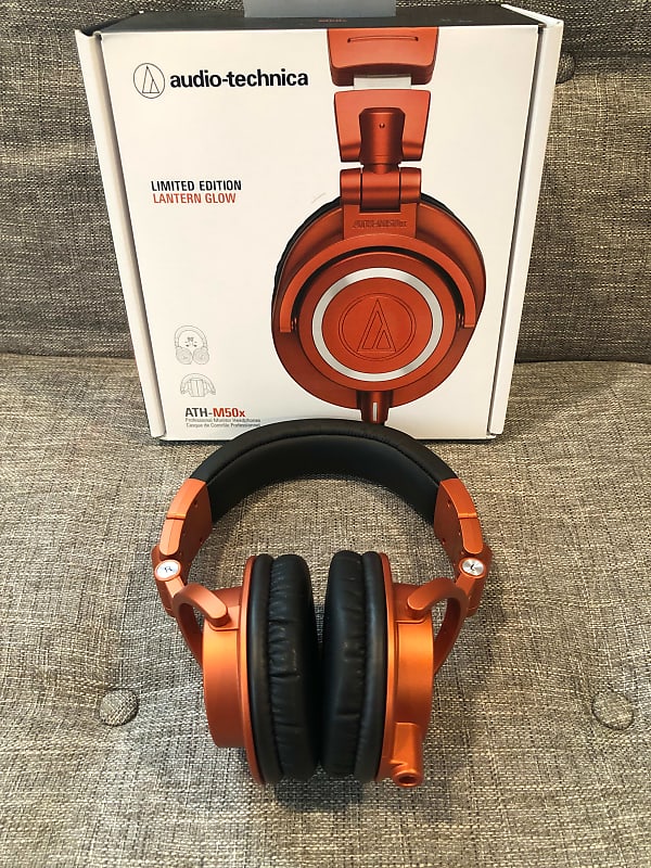 Audio-Technica ATH-M50x Headphones Lantern Glow Orange Limited Edition