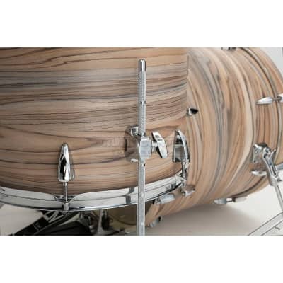 Tama Imperialstar 5pc Complete Kit w/22 Bass Drum Natural Zebrawood Wrap image 2
