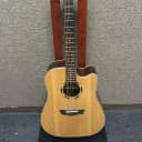 Washburn WLD20SCE Electric Acoustic Guitar Natural Solid Spruce WOODLINE