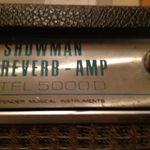 1968 Fender Showman Reverb TFL 5000D Amp. Twin Reverb in a head. image 2