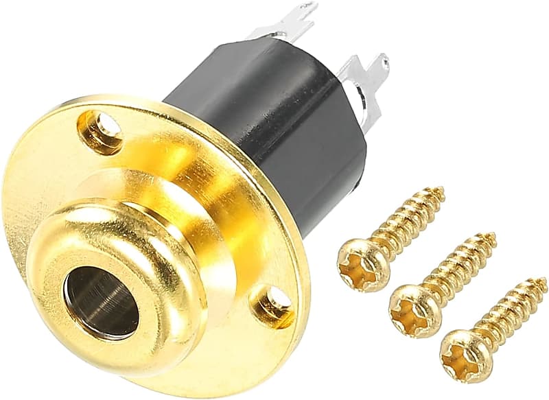 6.5mm(1/4 Inch) Electric Guitar Bass Mono Endpin Output Jack | Reverb