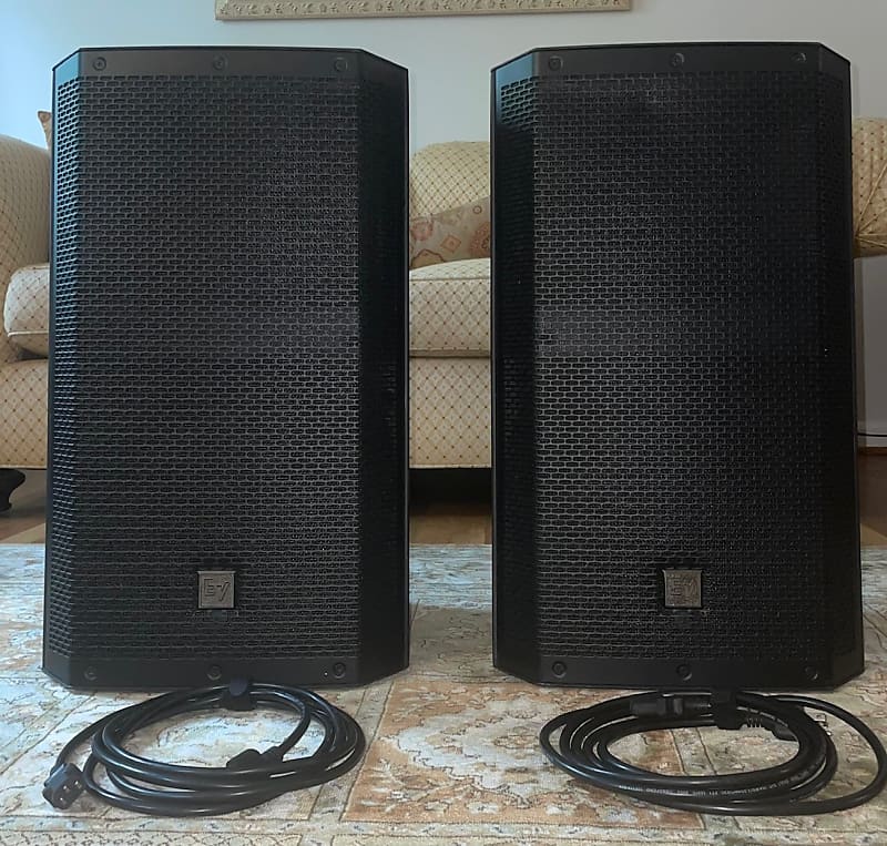 Two (2) ZLX-12P 12" 2-Way Powered Speakers
