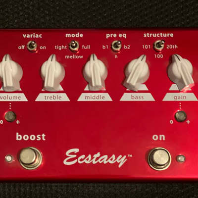Reverb.com listing, price, conditions, and images for bogner-ecstasy-red