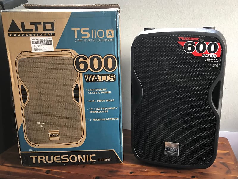 600 Watts Alto Ts 110 Alto Truesonic TS110A Active 600 WATT 2-WAY