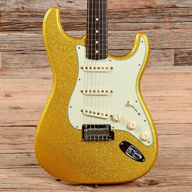 Fender FSR Classic Player '60s Stratocaster Vegas Gold Sparkle 2014 image 2