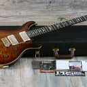 MINTY! Paul Reed Smith Fatback 24 Brazilian Flame Maple Neck Artist Wood Library Black Gold Wrap
