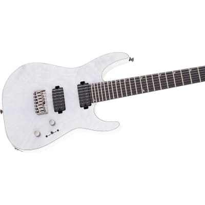Jackson Pro Soloist SL7A MAH HT Electric Guitar, Ebony Fingerboard, Unicorn White image 15