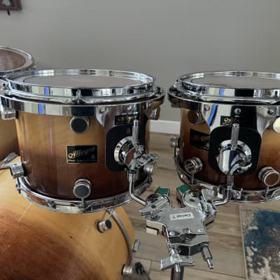 Allegra Custom 1990s - Brown fade Drum set 5 piece image 6