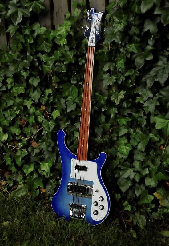 Rickenbacker  4003 FL Fretless Bass Blueburst image 1