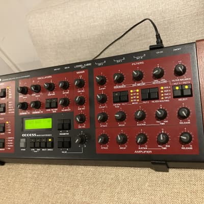 Access Virus A Desktop Digital Synthesizer 1997 - 1999 - Black / Red