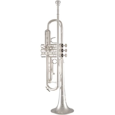 Bach Model TR200S Series Bb Trumpet- Silver Plated image 3
