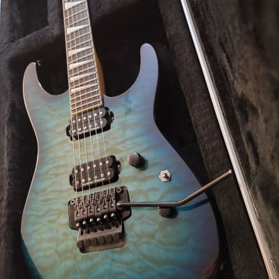 Jackson Dinky MIJ Japan Pro Fusion Neck With 1995 Ocean Burst Pro I Think, Seymour Duncan  JB and 59 image 2