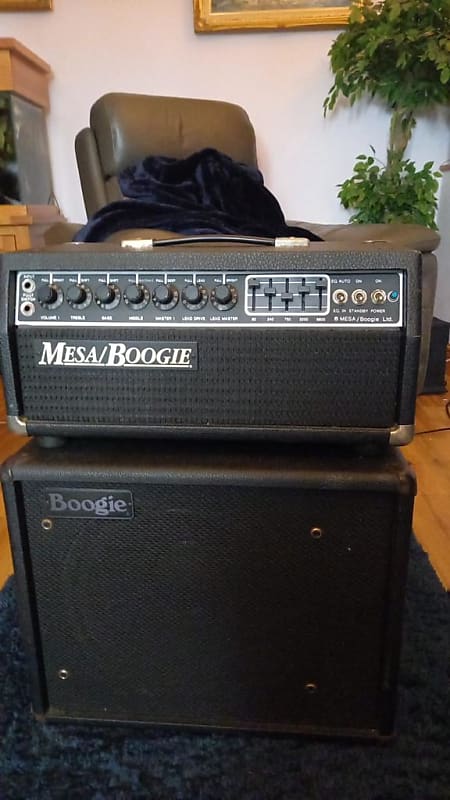 Mesa Boogie Mark 3 No Stripe Short Head And 1x12 Cab Early | Reverb