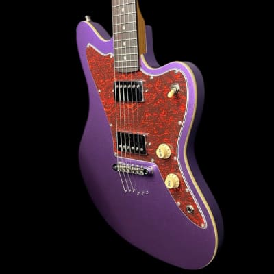 Limited Edition JET Guitar JJ-350 Electric Guitar RW in  Purple image 4
