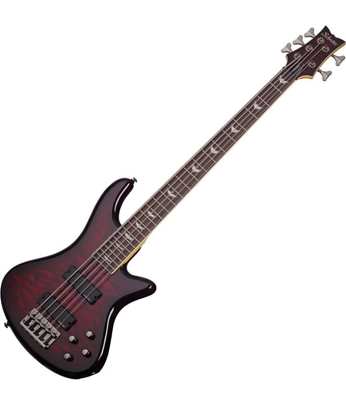 Schecter Stiletto Extreme 5 Black Cherry | Reverb