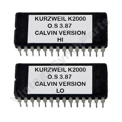 Kurzweil K2000 OS Upgrade v 3.87 Calvin version Latest O.S Eprom Rom