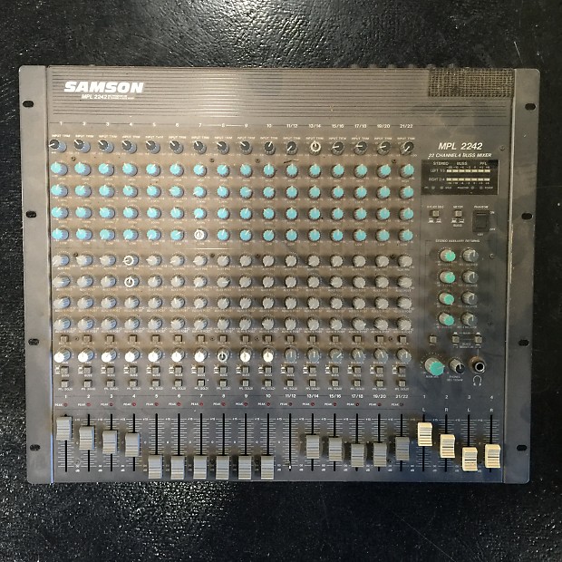 ジャンク扱い】SAMSON MPL 2242 24チャンネル アナログミキサー