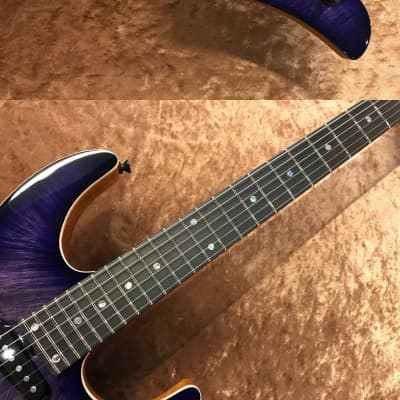T's Guitars DST-24 Custom SSH 'Waterfall Burl Top & Honduras