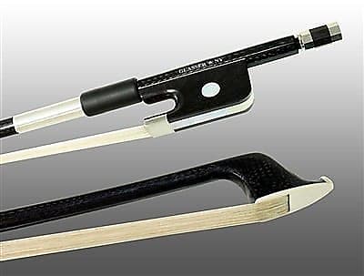 Glasser Braided Carbon Fiber Bass Bow - Octagonal / Nickel / French Grip image 1