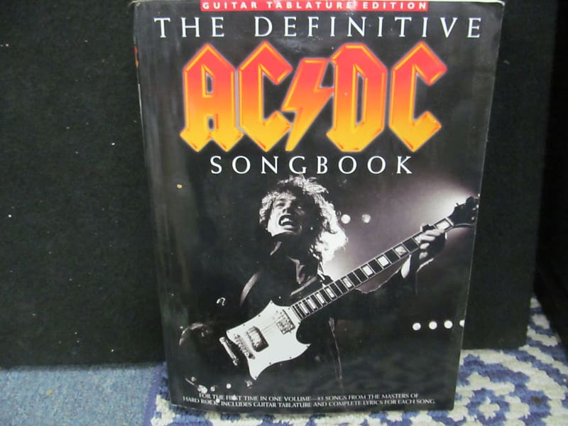 Ac/dc Book The Definitive AC/DC Songbook Guitar Tablature