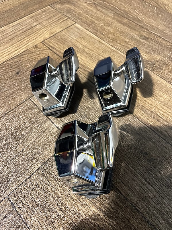 Pearl Export Floor Tom Drum Leg Holders Hardware Mounts x3 Reverb