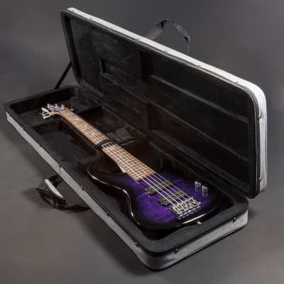 Lindo Electric Bass Guitar Eco Hard Case | Plush Lined with Storage Pockets | Sustainable and Eco-Friendly | Designed in The UK | Grey Fabric Finish (Guitar NOT Included) image 2