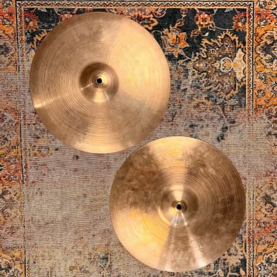 1950s Vintage Zildjian 14” Hihats 710 740 g ULTRA PAPER THIN