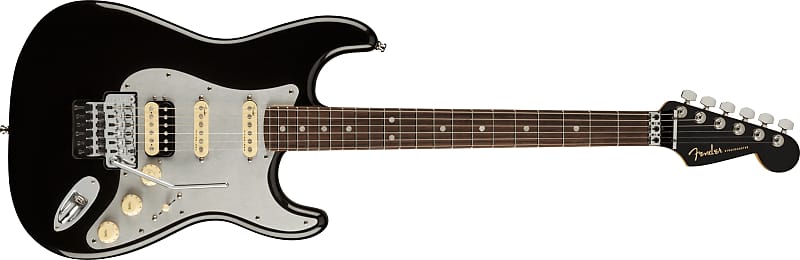 FENDER - Ultra Luxe Stratocaster Floyd Rose HSS  Rosewood Fingerboard  Mystic Black - 0118070710 image 1