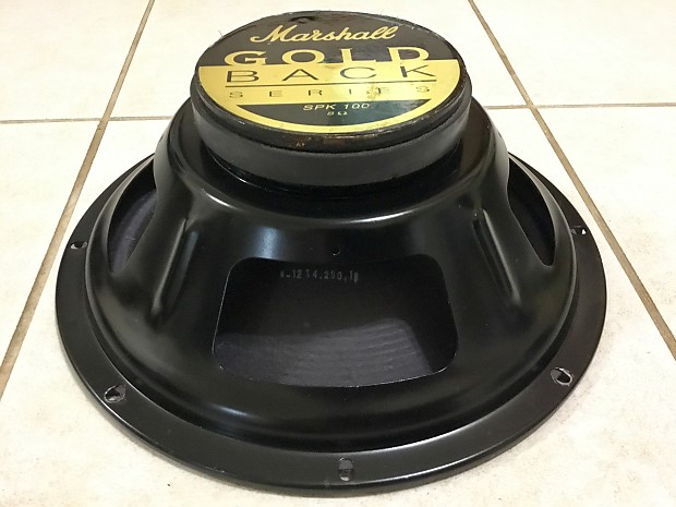Marshall gold speaker sale