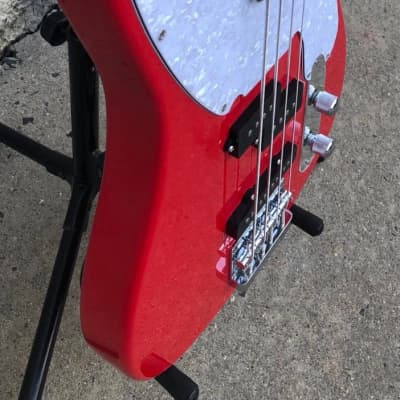 GAMMA Custom Bass Guitar T22-02, Delta Star Model, Tuscany Red image 1