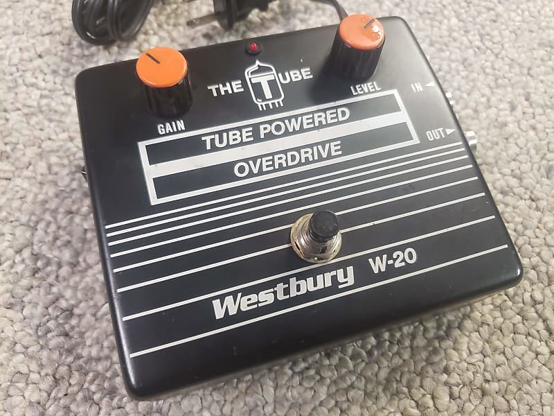 Rare Vintage Westbury The Tube W-20 Overdrive Guitar Effect