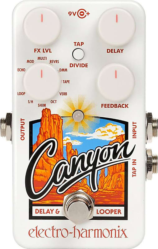Electro-Harmonix Canyon Delay and Looper Effect Pedal image 1